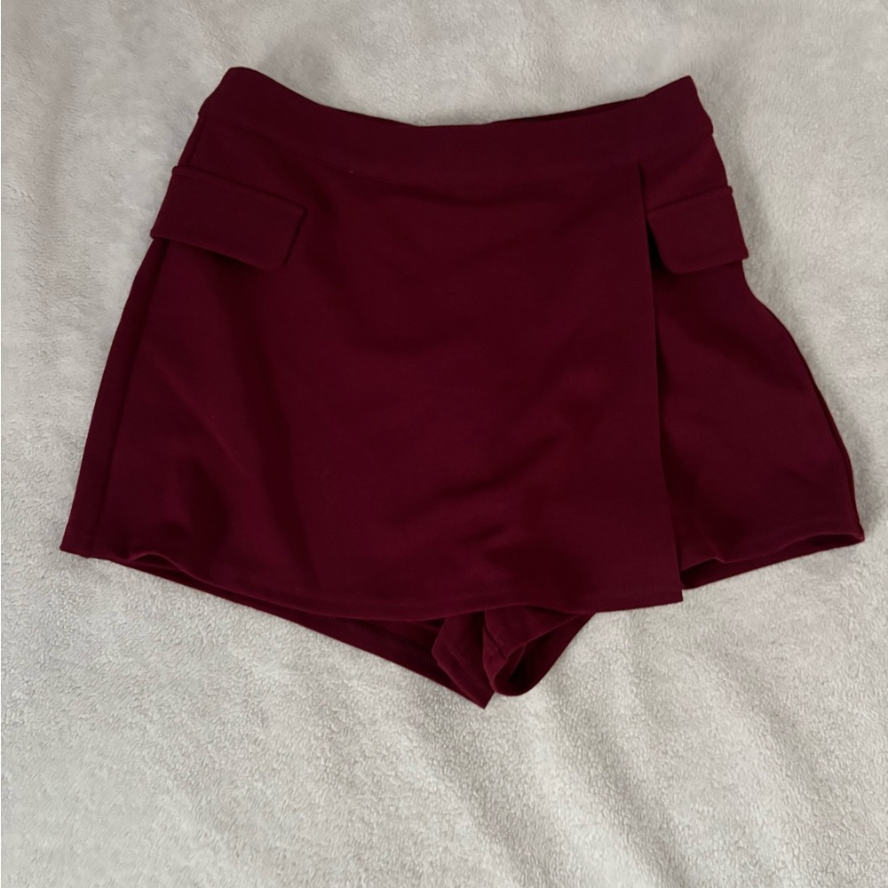 Forever 21 Deep Red Skorts